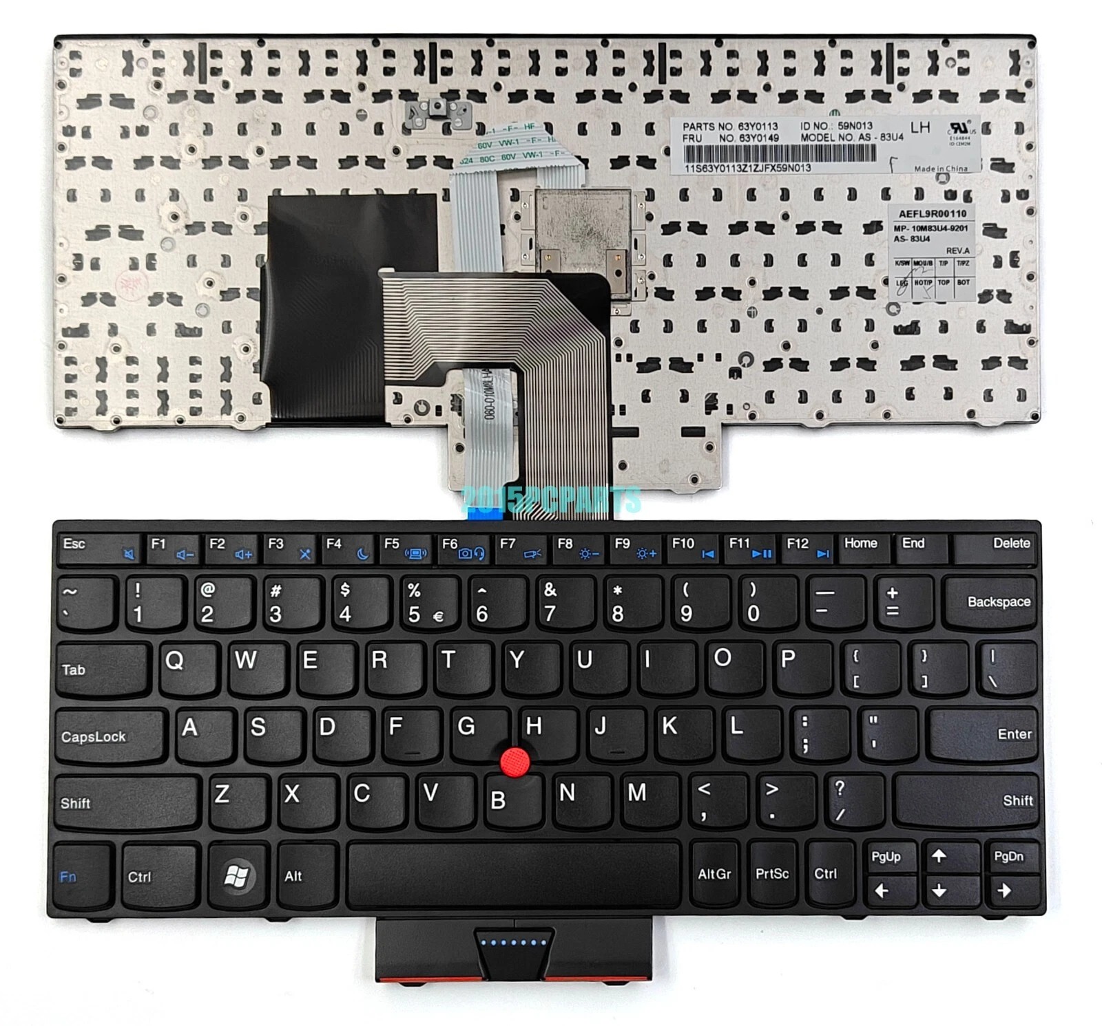 Bàn phím laptop Lenovo Thinkpad X121, X130, X131, X140, Edge E120, E125, E220, S220 (RENEW, BH 6TH) 1