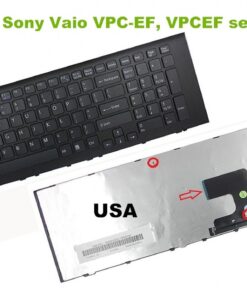 Bàn phím laptop Sony Vaio VPCEF, VPCEF2M1E, VPCEF3S1E, VPCEF4P1E, VPCEF11FX, VPCEF23FX, VPCEF25FX (ĐEN)