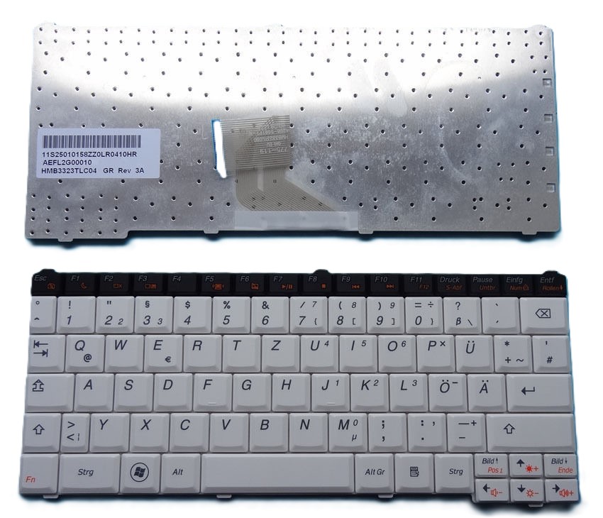 Bàn phím laptop Lenovo Ideapad S10-3T, U150 (Cáp cong) 1