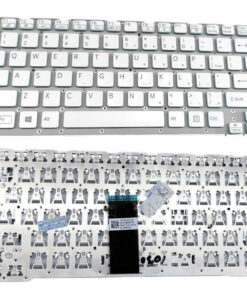 Bàn phím laptop Sony Vaio SVE13, SVE13112FX, SVE13125CXW, SVE14, SVE14123CLW, SVE14126CLW (TRẮNG, 2 CHÂN ỐC)