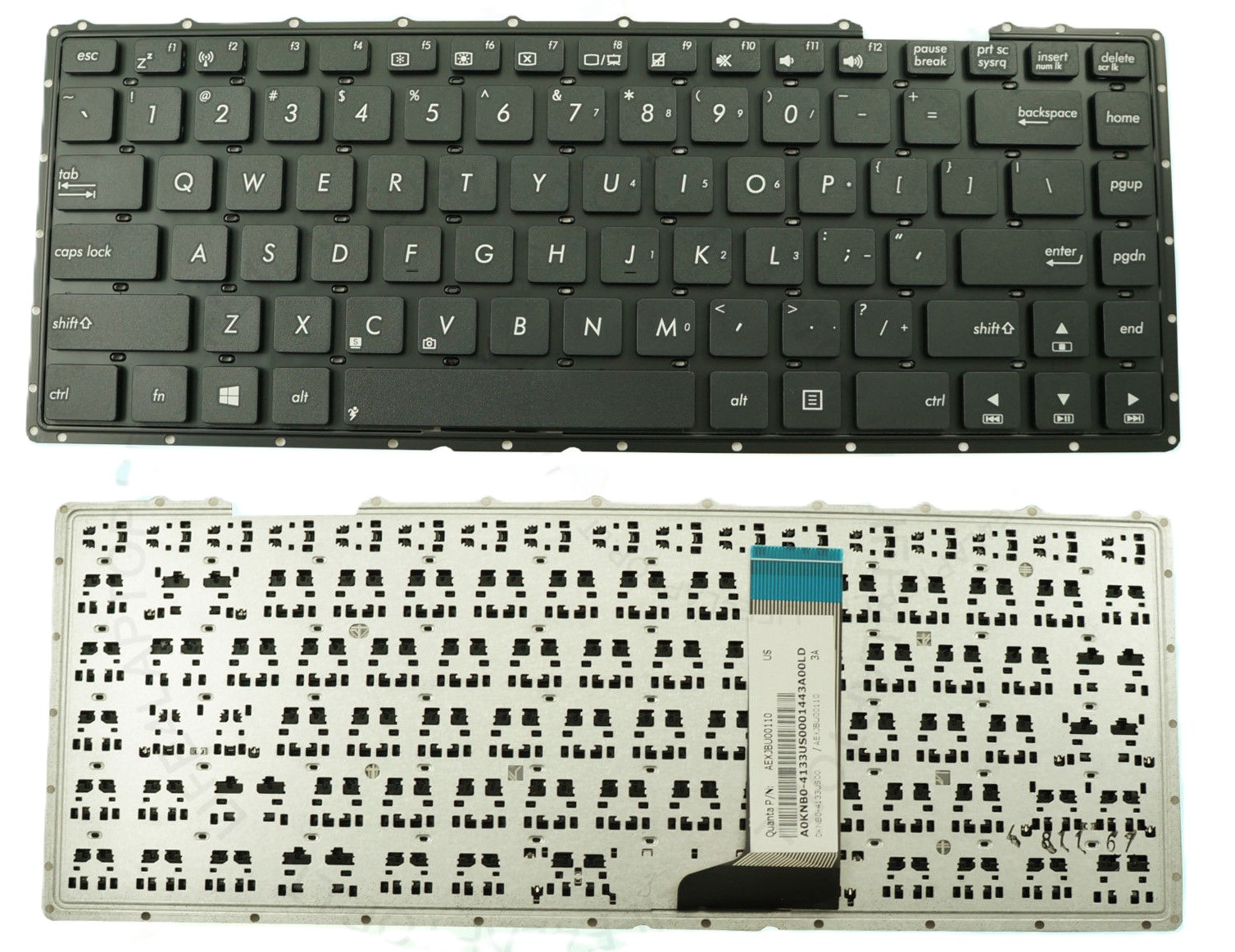 Bàn phím laptop Asus X451, A451, A455, F401, F451, F454, F455, K455, X453, X454, X455, X456, A456 1