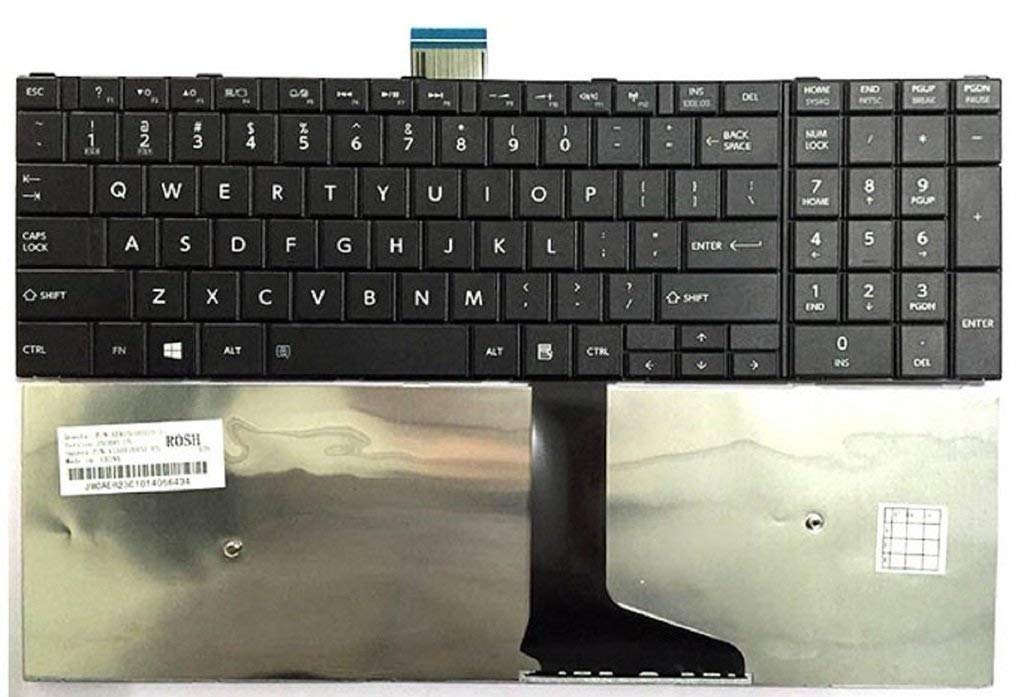 Bàn phím laptop Toshiba Satellite C50-A, C55-A, C55D-A (Chân vít ngang nhau) 1