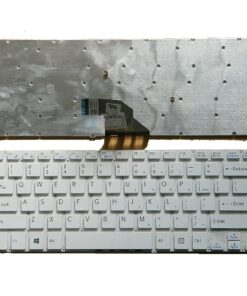 Bàn phím laptop Sony Vaio SVF142, SVF143, SVF14E (Trắng, cáp cong trái)