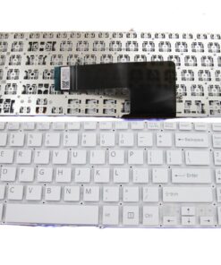 Bàn phím laptop Sony Vaio SVF151, SVF152, SVF153 (Trắng, cáp cong)