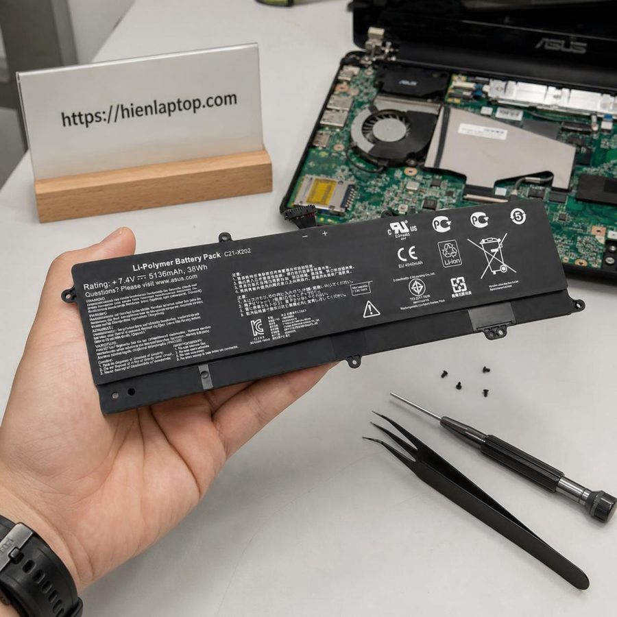 Pin laptop Asus Vivobook X201 X202 X201E X202E S200 S200E zin  - C21‑X202 (4 cell)