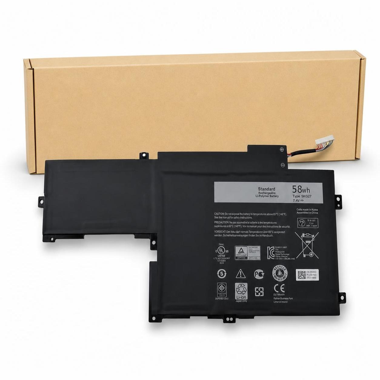 Pin laptop Dell Inspiron 14-7437 P42G C4MF8 5KG27 4 cell 1