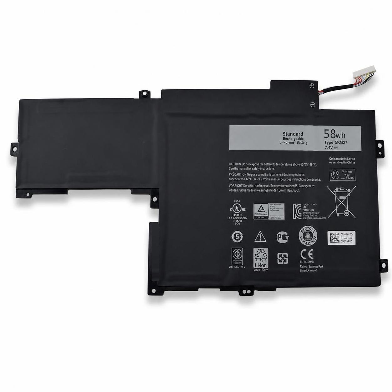 Pin laptop Dell Inspiron 14-7437 P42G C4MF8 5KG27 4 cell 2