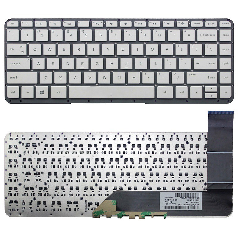Bàn phím laptop HP Stream 13-C, 13-C100, 13-C000, 13-C002, Stream 14-z000, Slatebook 14-P000, 14-P080, 14-P050, 14-P100, 14-P200 màu trắng 1