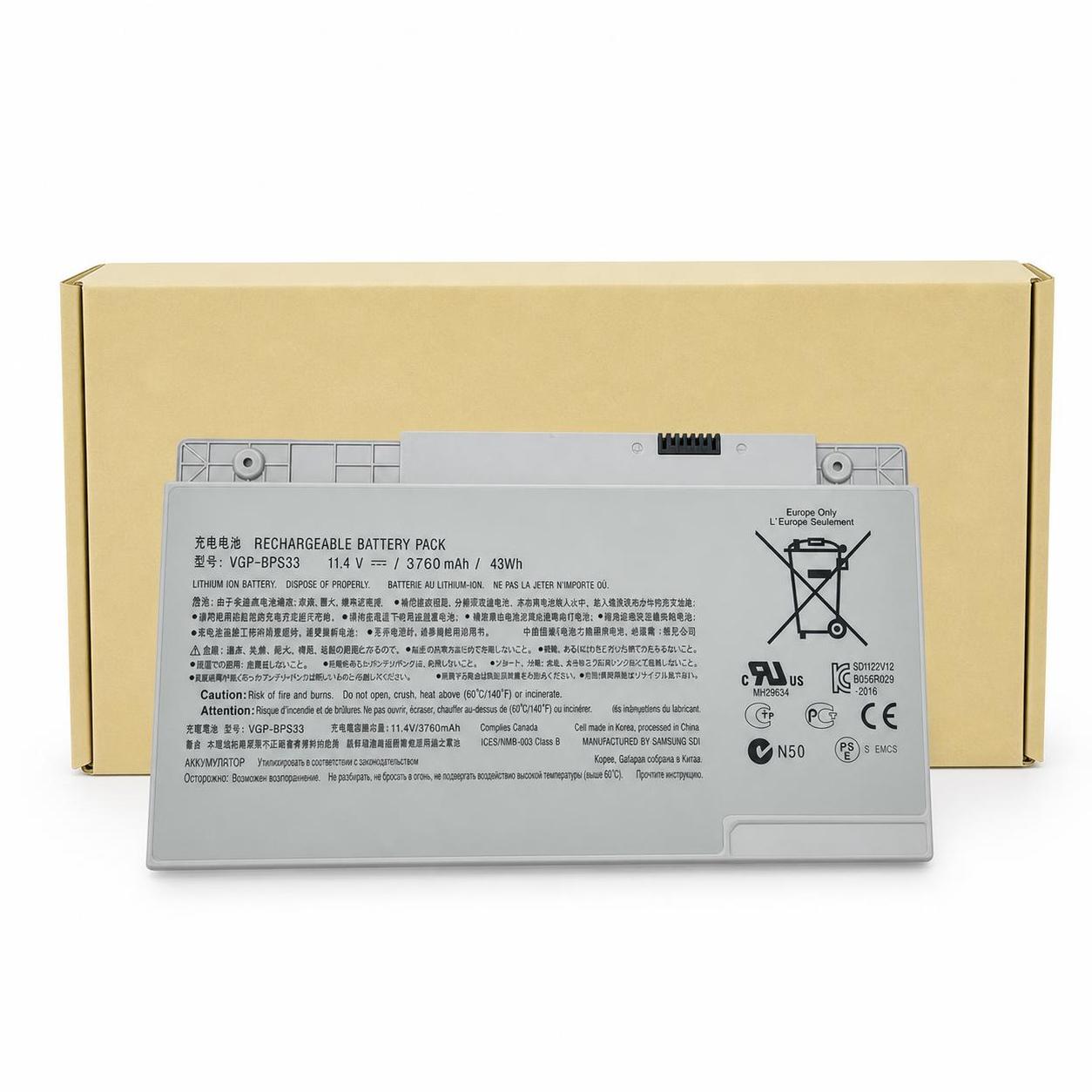 Pin laptop Sony Vaio SVT14 SVT15 T14 T15 – BPS33 (3 cell) 1