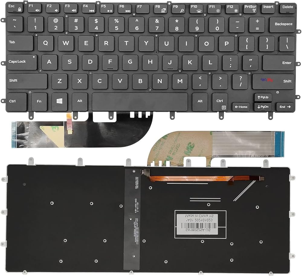 Bàn phím laptop Dell Inspiron 15-7000 7558, 7568, XPS 15 9550, 9560, 9570, Precision 5510, 5520 (dài hơn 7347) (LED, BH 6TH) 1
