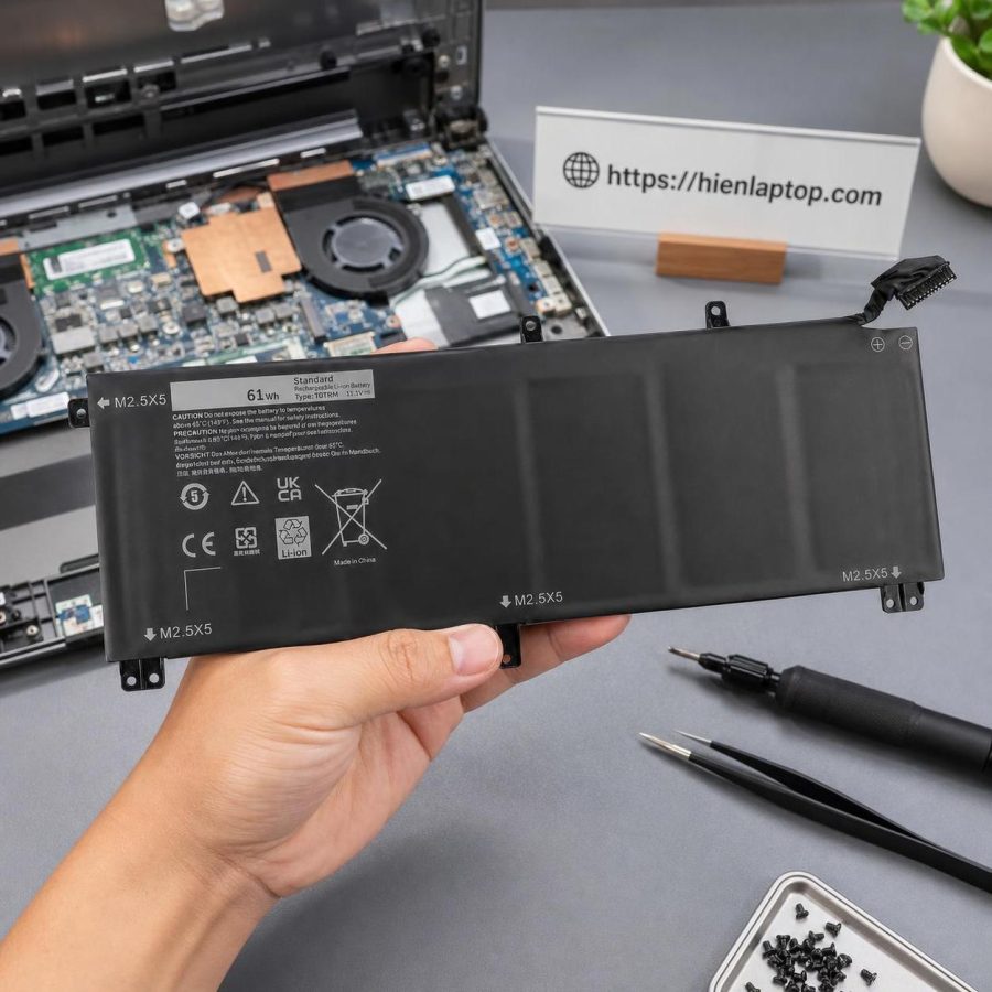 Pin laptop Dell XPS 15 9530, Precision M3800 - 61Wh 6 cell (không cấn HDD)