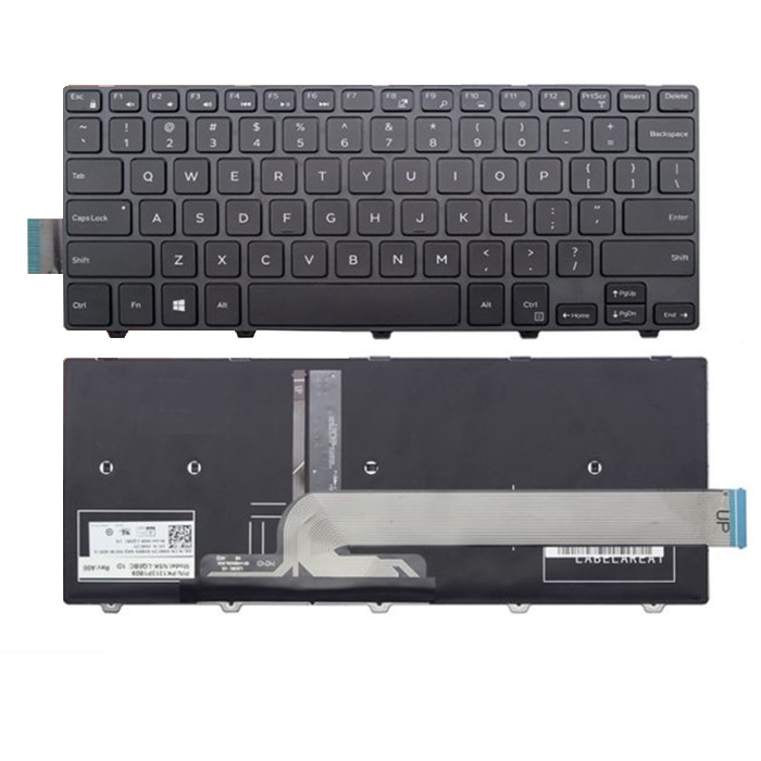 Bàn phím laptop Dell Inspiron 14-3441, 3442, 3443, 3445, 3446, 3451, 3452, 3458, 3459, 3462, 3476, 5442, 5443, 5445, 5447, 5448, 5451, 5455, 5458, 5459, 5468, 7447 (LED, BH 6TH) 1