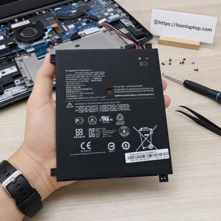 Pin laptop Lenovo Ideapad 100S-11IBY, NB116 – NB116 (2 cell)