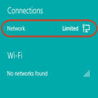 Lỗi mạng Wifi Bị Limited