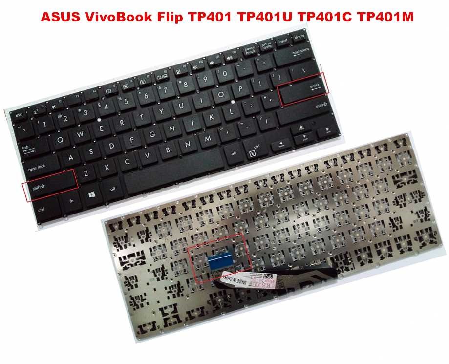 Bàn phím laptop Asus Vivobook Flip 14 TP401N TP401NA TP410 TP410N (Cáp giữa) 1