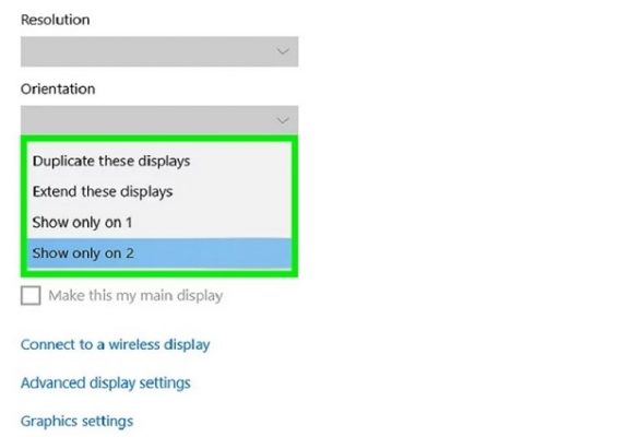 Cách chuyển màn hình laptop sang màn hình ngoài 9