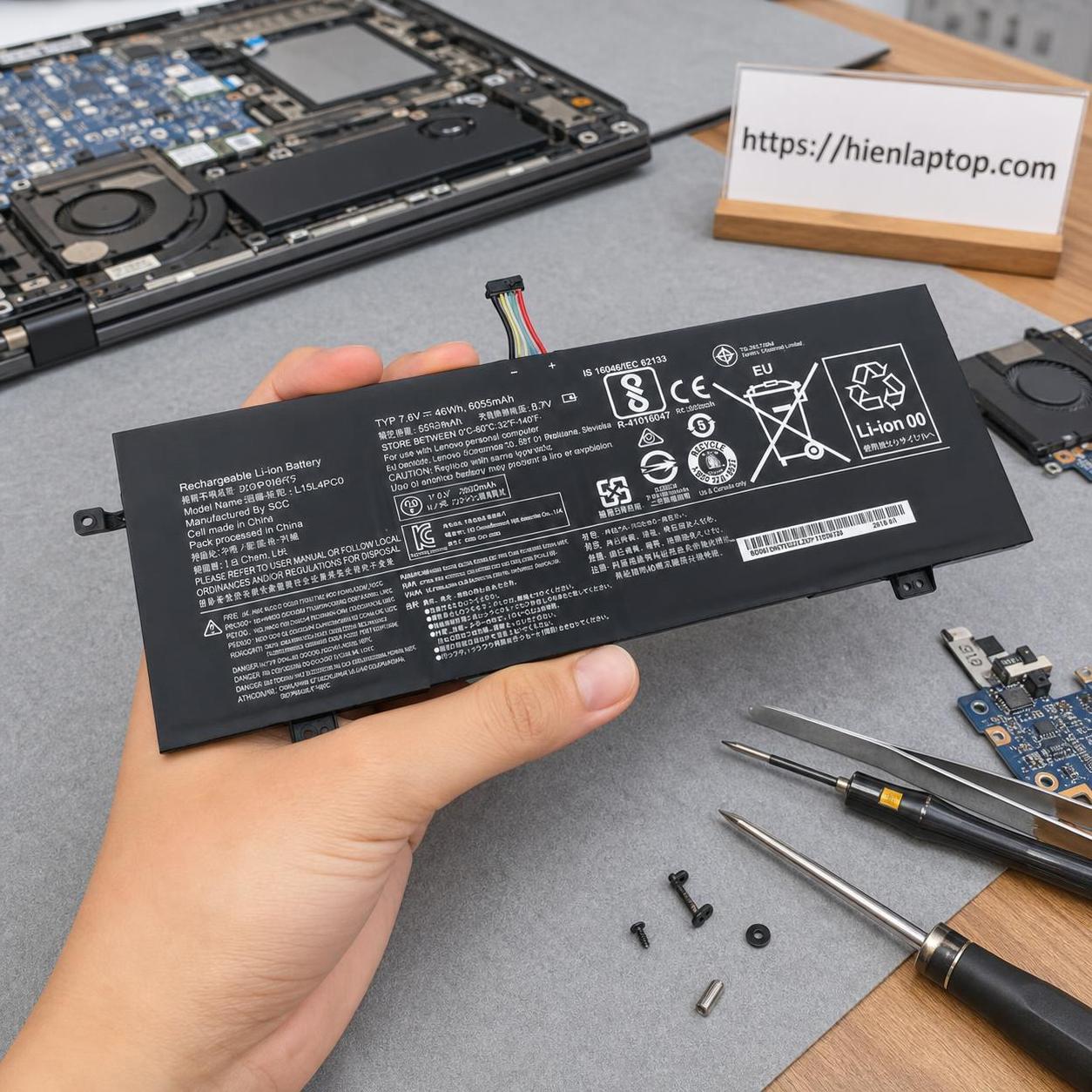 Pin laptop Lenovo IdeaPad 710S-13ISK / 710S-13IKB – L15M4PC0 (4 cell) 3