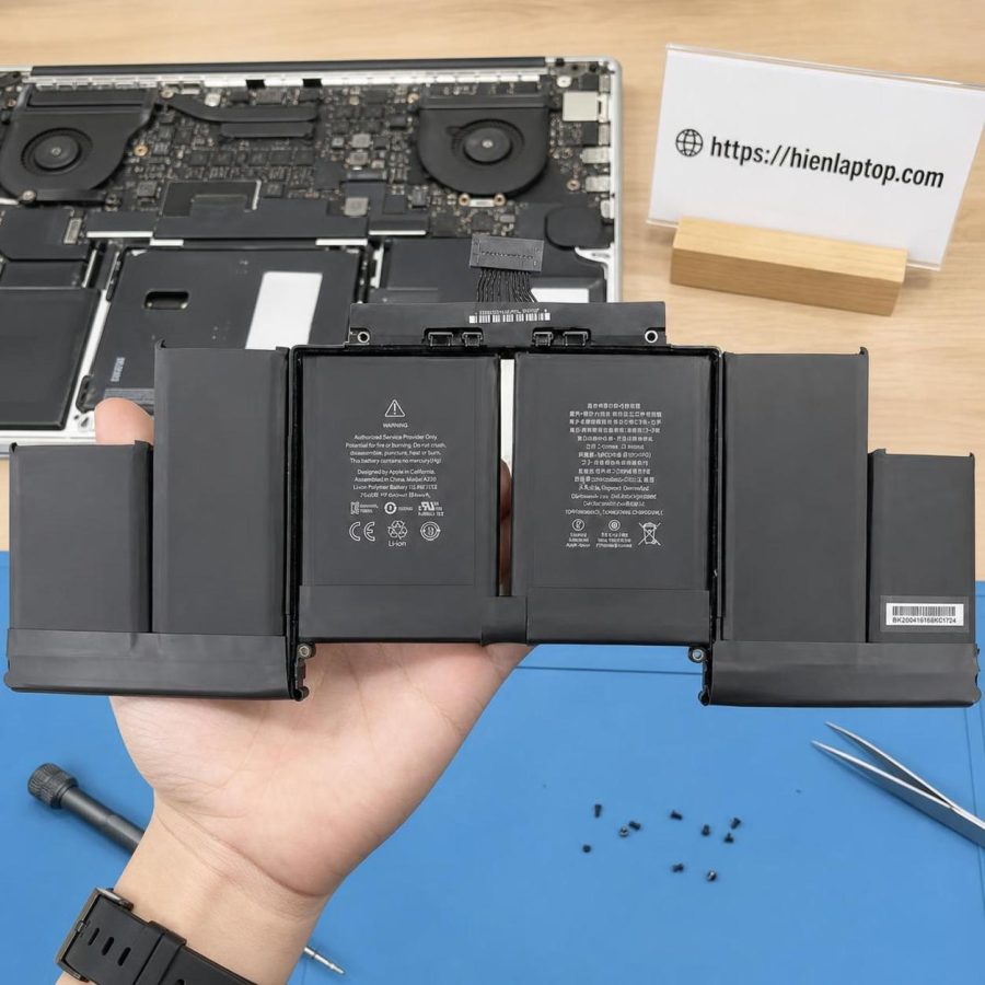 Pin MacBook Pro Retina 15" A1398 (Late 2013, Mid 2014, Mid 2015) - A1618 (6 cell)