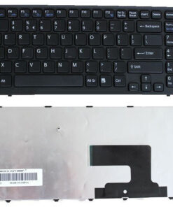 Bàn phím laptop Sony Vaio VPCEH, VPCEH1M1E, VPCEH2S1E, VPCEH3P1E, VPCEH11FX (EH – ĐEN, CÓ KHUNG, 1 LỖ ỐC)