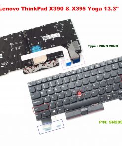 Bàn phím laptop Lenovo Yoga X390 Renew, X395, 20NN 20NQ (BH 6TH)