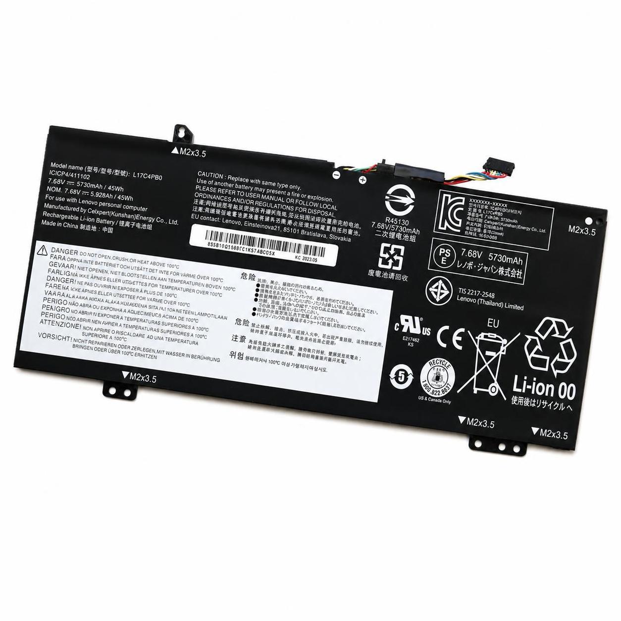 Pin laptop Lenovo Flex 6-14IKB, IdeaPad 530s, Yoga 530 - L17C4PB0 (ZIN) - 4 cell 2