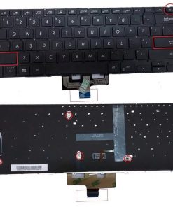 Bàn phím laptop Asus Zenbook UX433 UX433FA UX433FN Đen (LED)