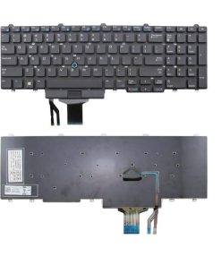 Bàn phím laptop Dell Precision 7530 7730 M7530 M7730 phím 20 nút, chuột trái phải lõm