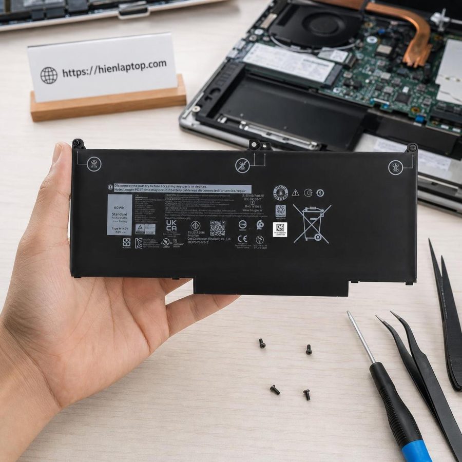 Pin laptop Dell Latitude 7400 MXV9V – 60Wh – 4 cell – ZIN