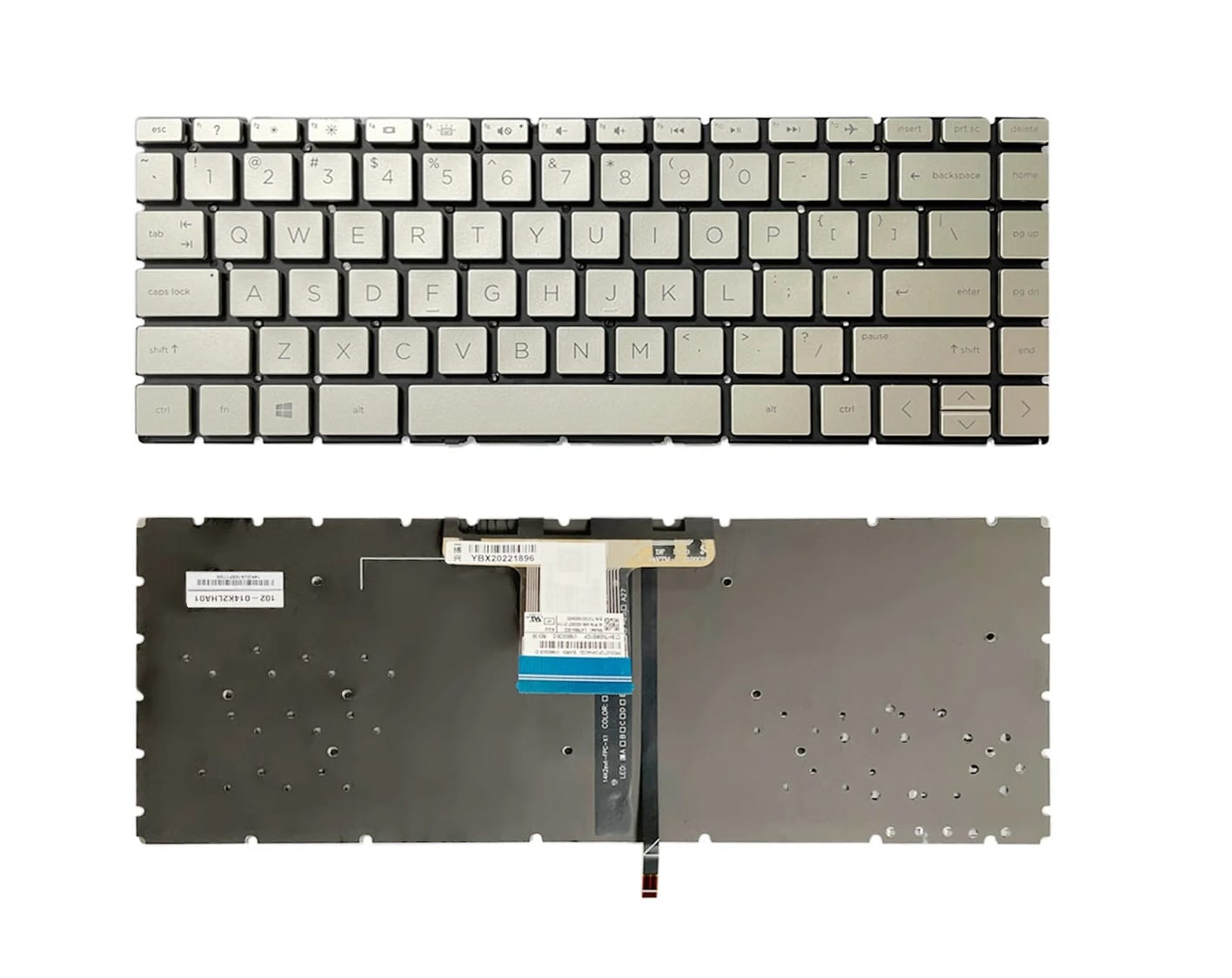 Bàn phím laptop HP 14-ce000, 14-cf000, 14-cr000, 14-ck000, 14-cm000, 14-da000, 14-df000 (Bạc LED, BH 6TH) 1