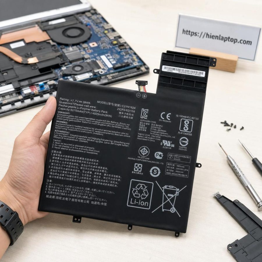 Pin laptop Asus Q325U Q325UA Q325UAR - C21N1624 - 2 cell