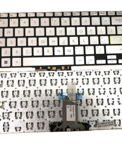 Bàn phím laptop Asus Vivobook S14 S433, X421, M433, A415, TM420 BẠC (ENTER viền vàng)