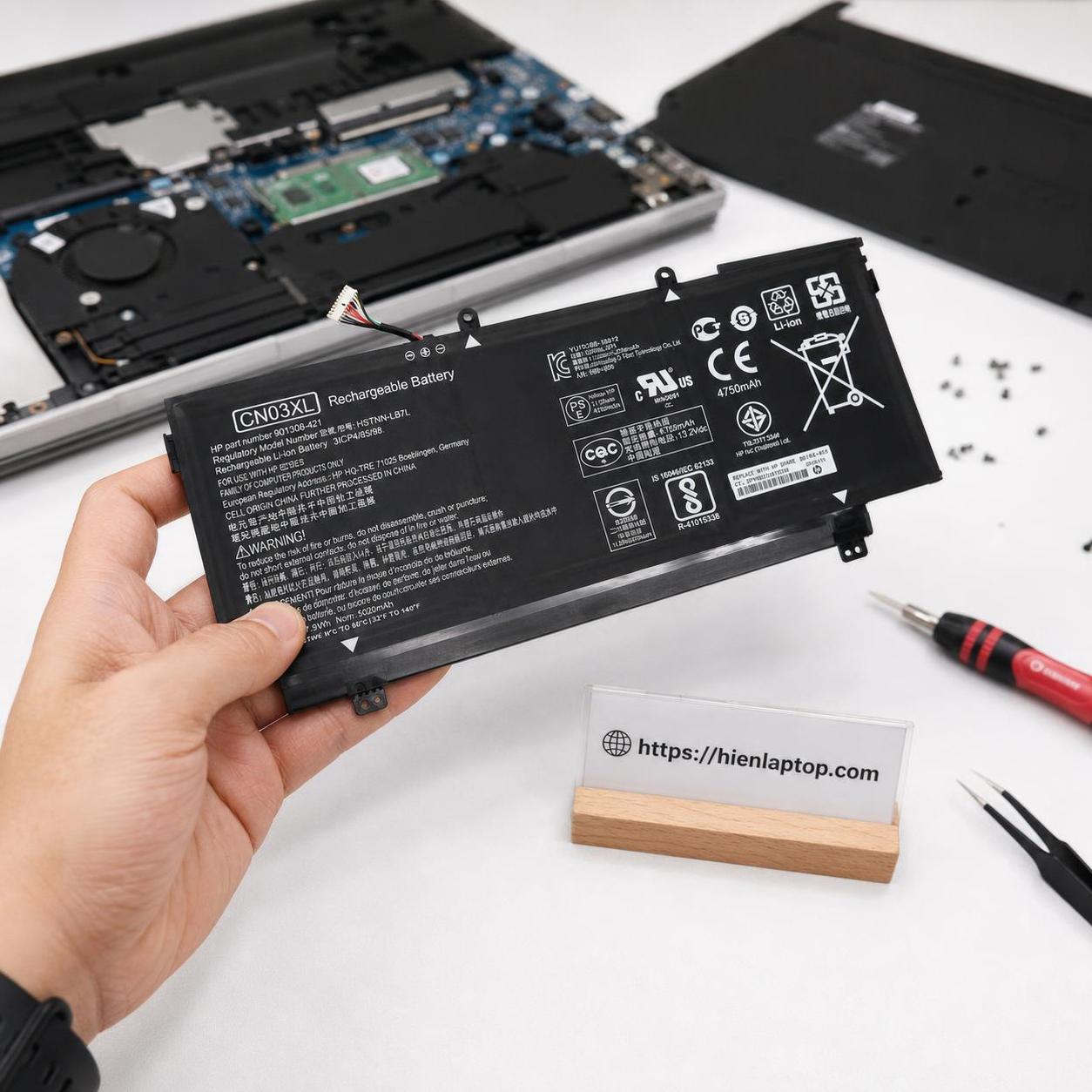 Pin laptop HP Envy 13-ab - CN03XL (3 cell) *lắp DC SH03XL* 3