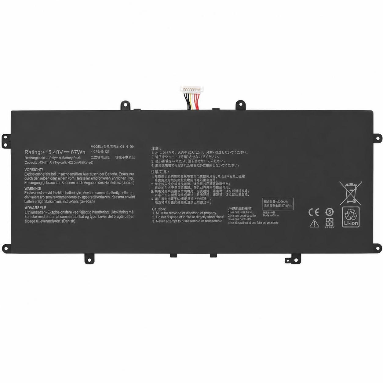 Pin laptop Asus Zenbook Flip UX425E UX425J UM425I UX371E UX363E UX393E UX325E – C41N1904 (4 cell) 2