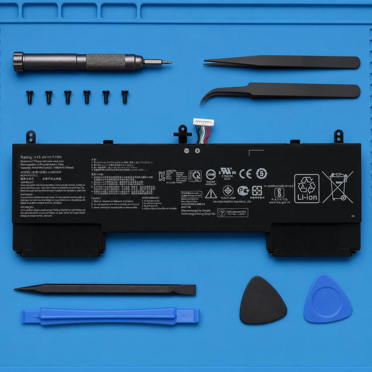 Pin laptop Asus ZenBook Flip 15 UX533 UX533F UX534 UX534F UX563 UX563F – C42N1839 (Type A) (4 cell) 4