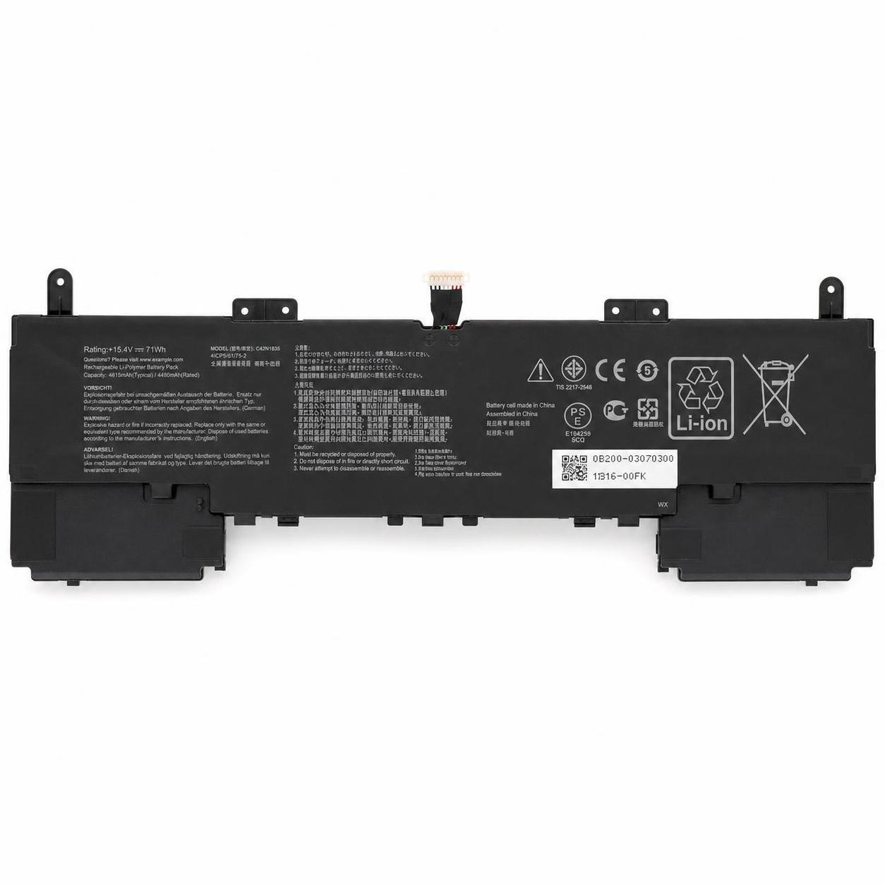 Pin laptop Asus ZenBook Flip UX562 UX562F Q546 Q546F – C42N1839 (Type B) (4 cell) 2