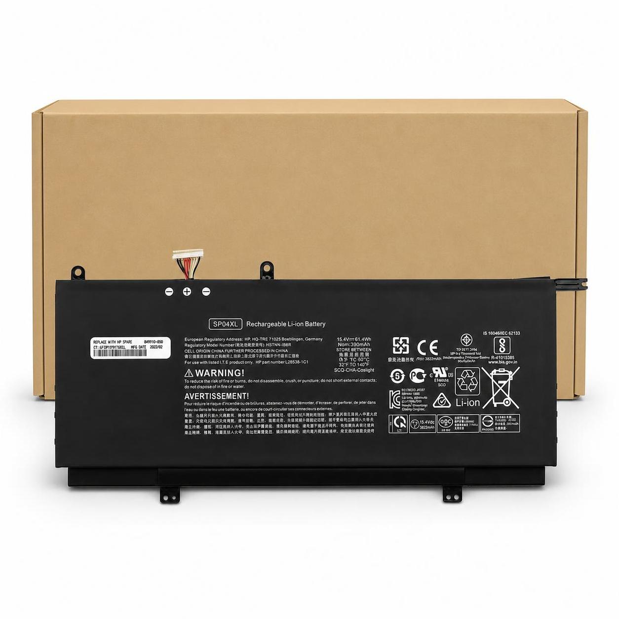Pin laptop Spectre x360 13-ap (13-ap000, 13-ap0082tu, 13-ap0154tu, 13-ap0087tu, 13-ap0001nl, 13-ap0589na) – SP04XL (4 cell) 1