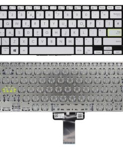Bàn phím laptop Asus Flip 14 TM420, TM420UA, TM420IA BẠC (ENTER viền vàng, không nút nguồn)