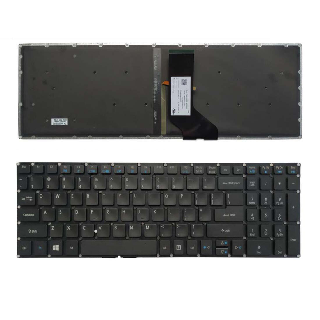Bàn phím laptop Acer Aspire R5-571, R5-571T, R5-571TG (LED, BH 6TH) 1