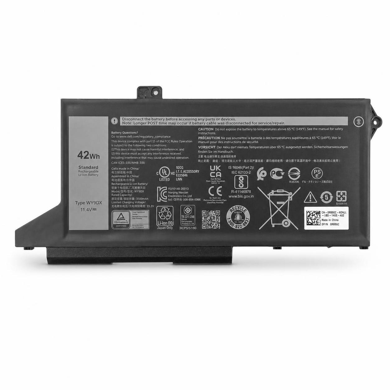Pin laptop Dell Latitude 5420 (Gen 11), Latitude 5520 (Gen 11), 42WH WY9DX (ZIN) - 3 CELL *KO KÉN WH* 2