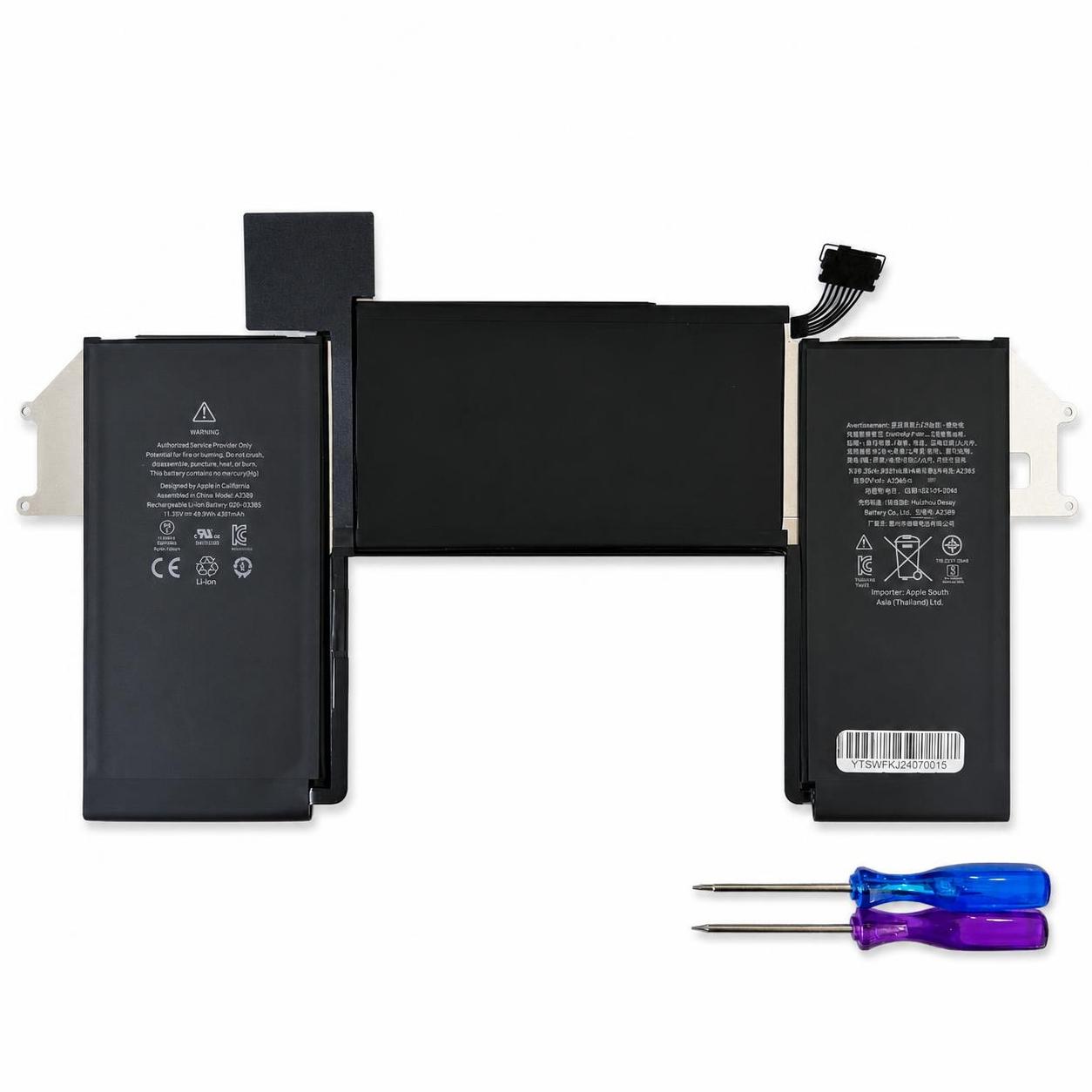 Pin MacBook Air 13″ M1 A2337 (2020) – A2389 (3 cell) 2