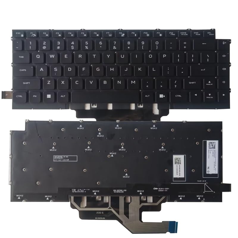 Bàn phím laptop Dell Alienware X14 R1, X14 R2 (LED, Renew, BH 6TH ...