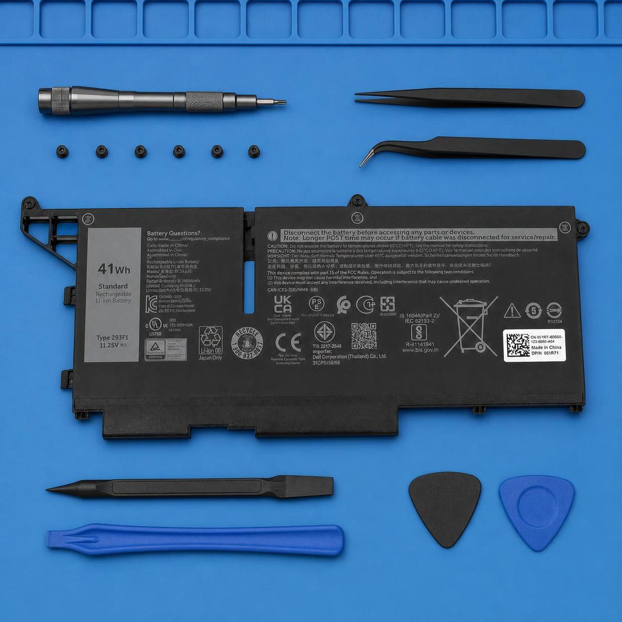Pin laptop Dell Latitude 7330 293F1 41Wh 3 cell 4