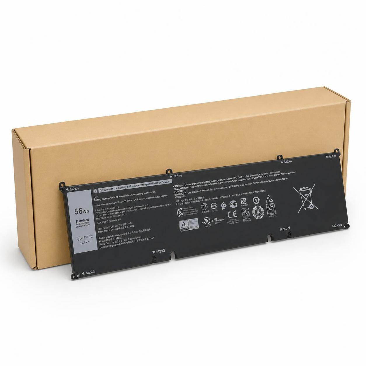 Pin laptop Dell XPS 15 9500 – 8FCTC 56Wh (3 cell, zin, không kén WH) 1
