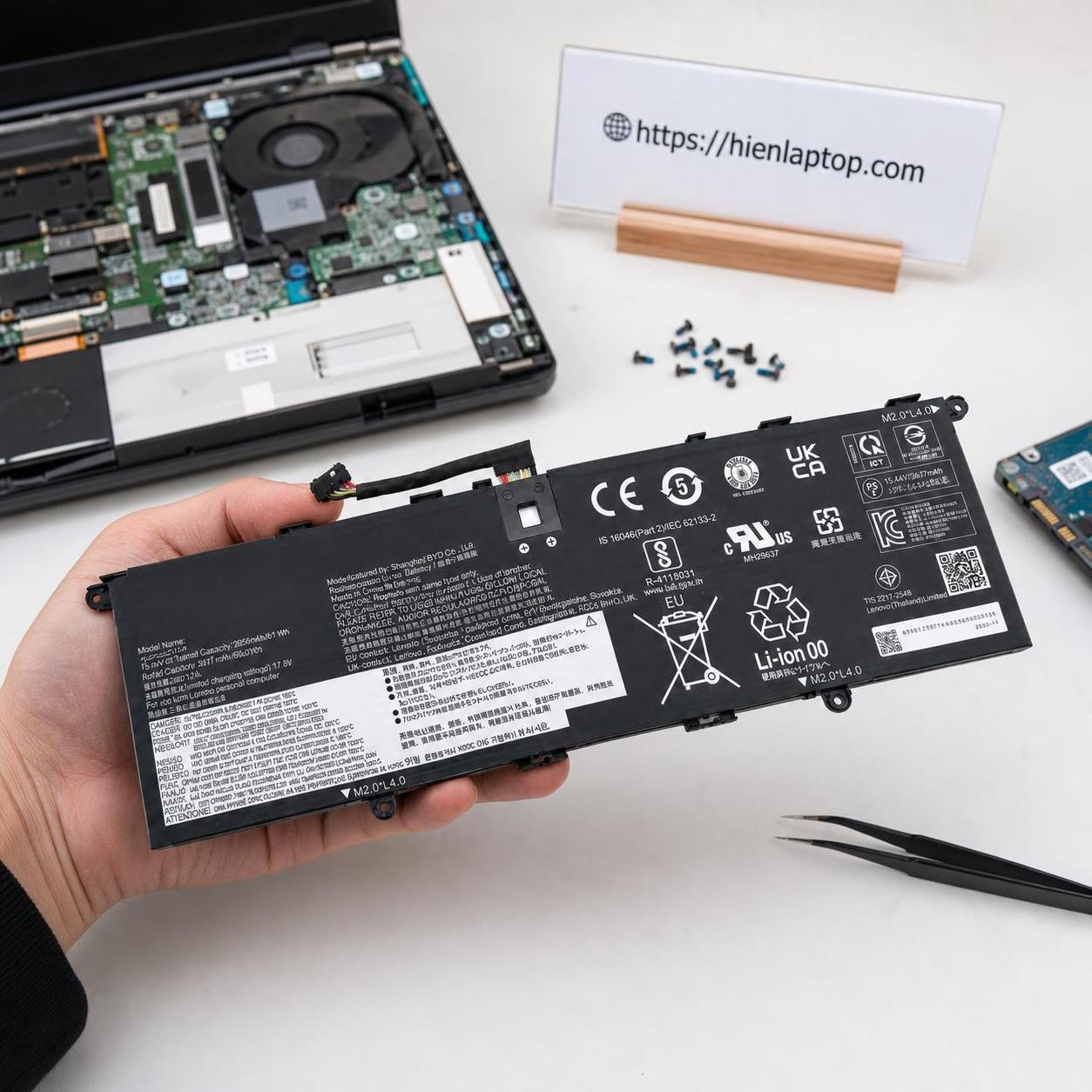 Pin laptop Lenovo ThinkBook 14p G2 – L20C4PD2 (4 cell) *CHECK DÂY ĐỎ/ĐEN* 3