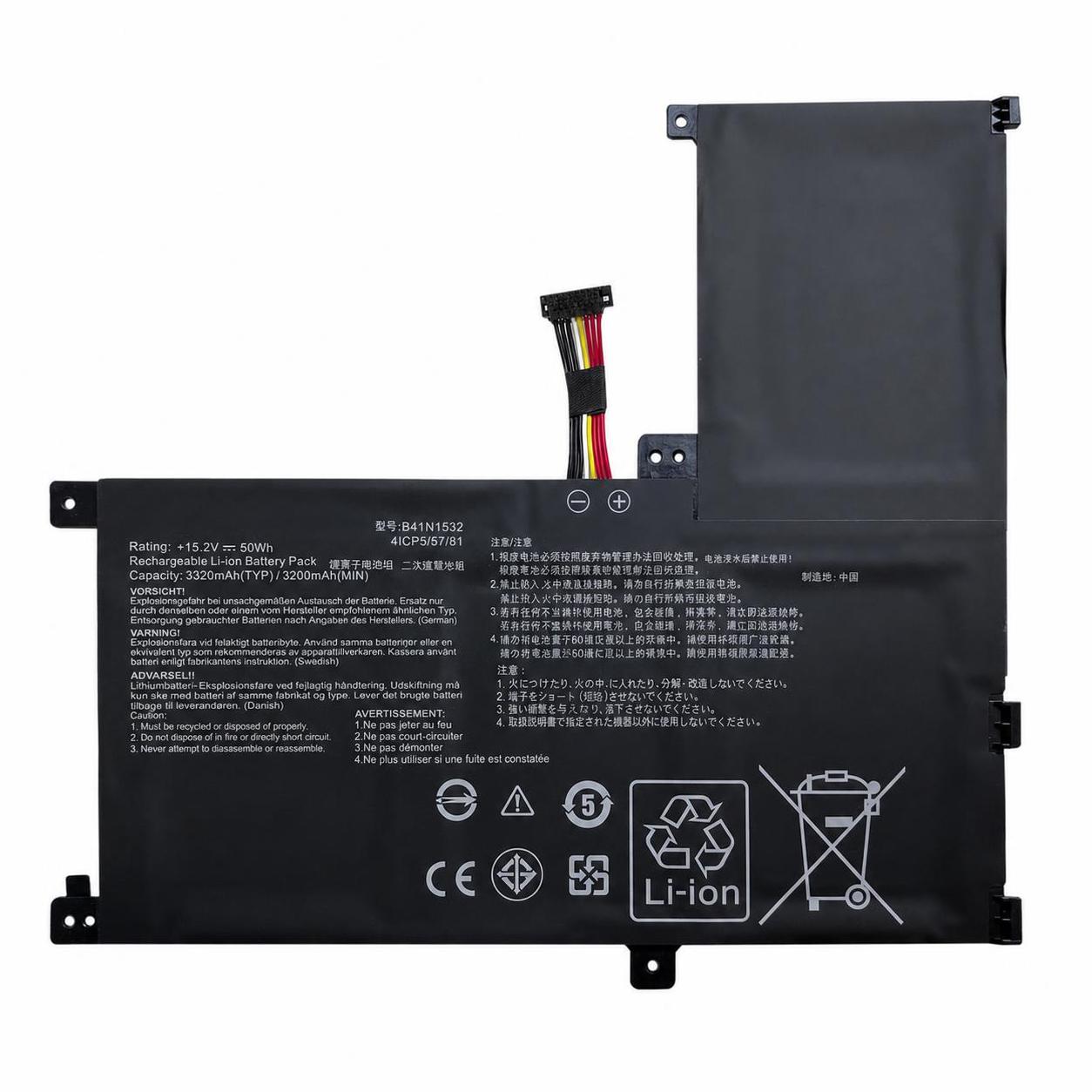 Pin laptop Asus ZenBook Flip UX560 UX560U UX560UA UX560UAK Q504 Q504U Q504UA Q504UAK Q534 Q534U Q534UA – B41N1532 (4 cell) 2