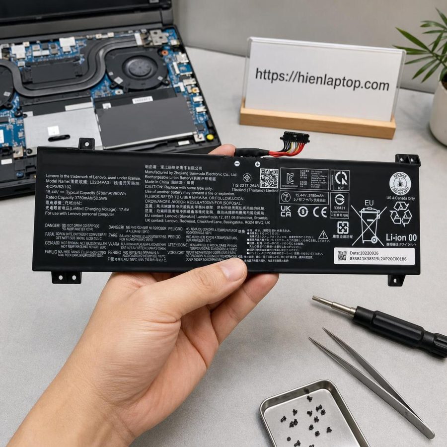 Pin laptop Lenovo Legion Slim 5 16APH8 L22B4PA0 - 4 cell nhập khẩu chất lượng