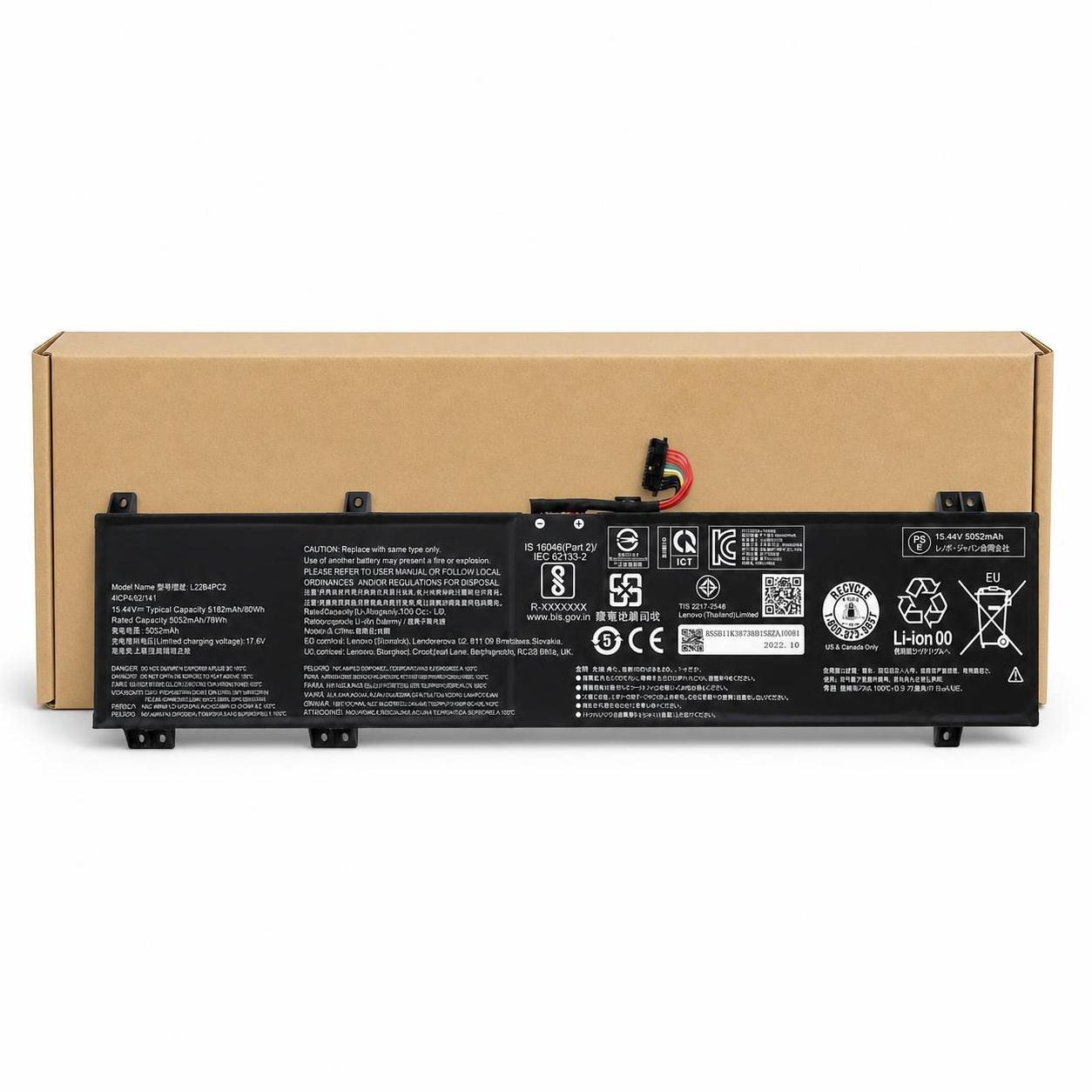 Pin laptop Lenovo Legion Slim 5 16APH8 L22C4PC2 - 4 cell nhập khẩu chất lượng 1