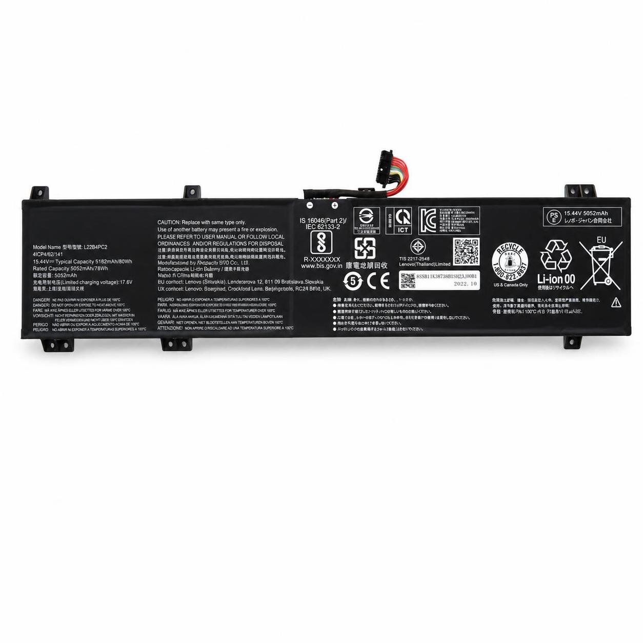 Pin laptop Lenovo Legion Slim 5 16APH8 L22C4PC2 - 4 cell nhập khẩu chất lượng 2