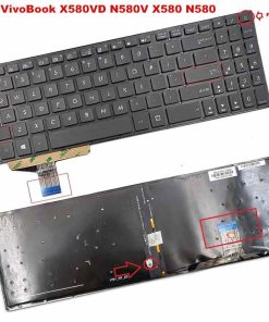 Bàn phím laptop Asus VivoBook Pro 15 X580, X580U, X580VD, X580GD, N580 (LED, BH 6TH)