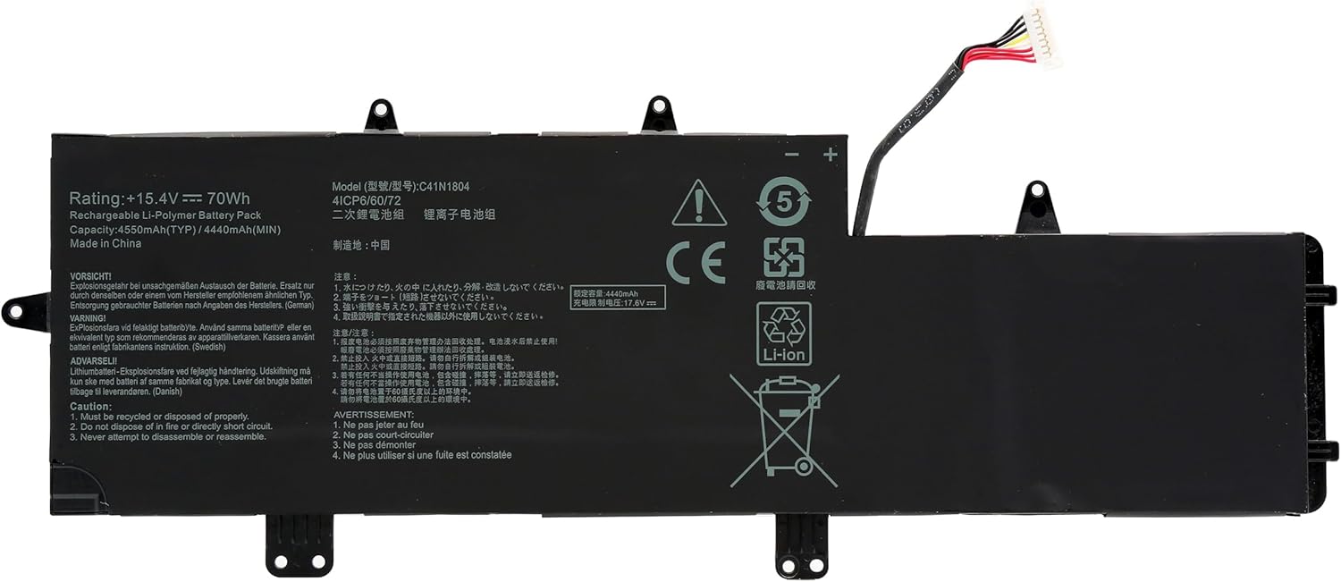 Batterie de rechange pour Asus ZenBook Pro 14 Duo OLED - VHBW - 4650mAh Batterie de rechange pour Asus ZenBook Pro 14 Duo OLED - VHBW - 4650mAh